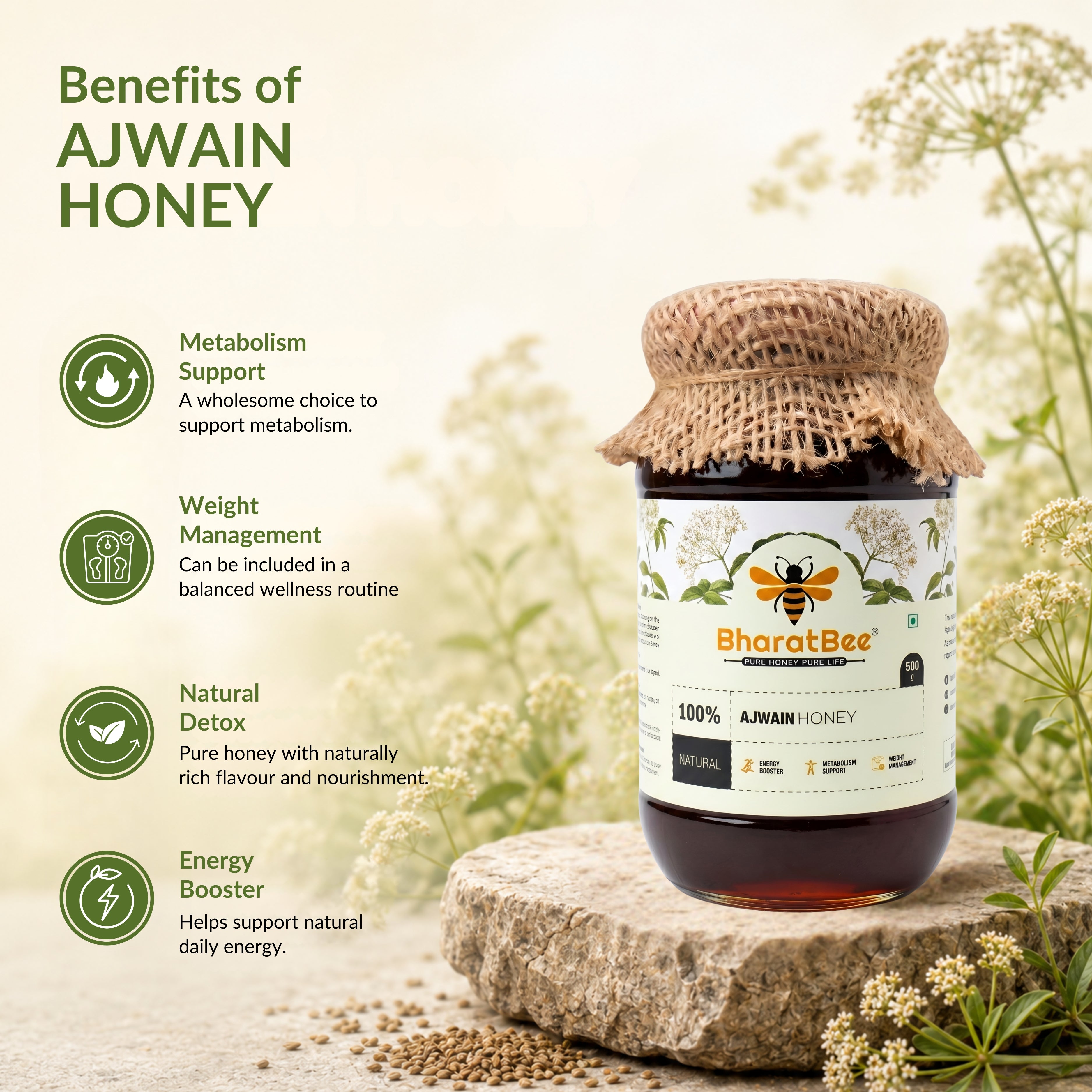 Ajwain Honey