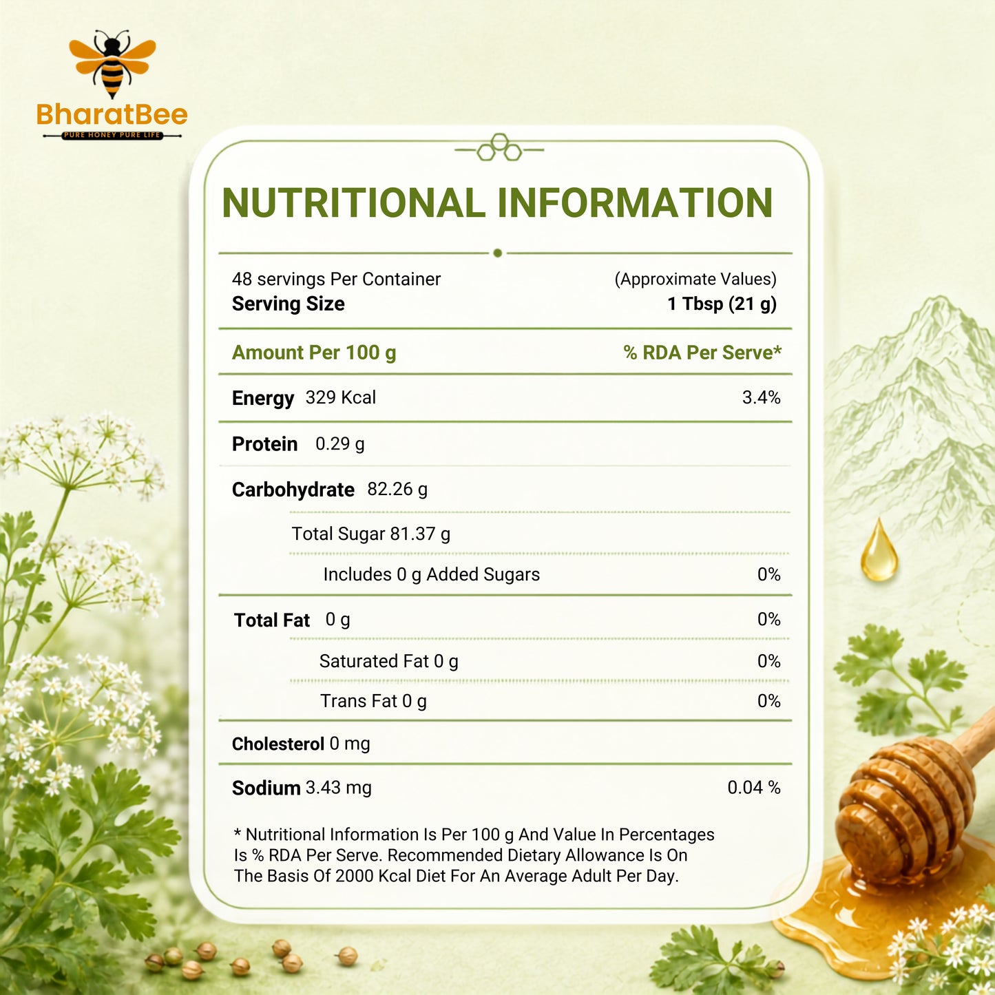 Coriander Honey