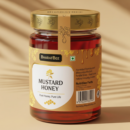 Bharat Bee Mustard Honey (500g)
