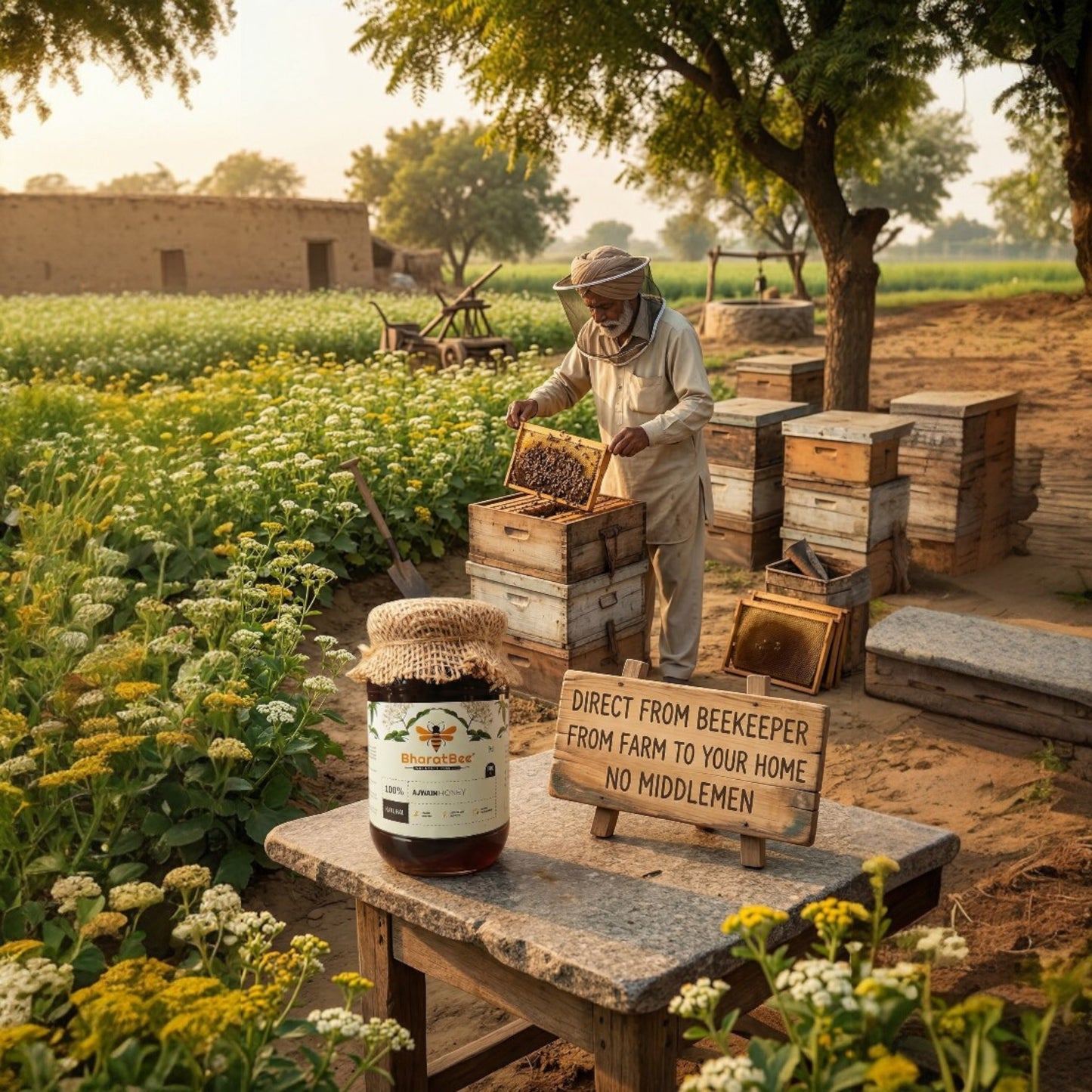 Bharat Bee Ajwain Honey (500g)